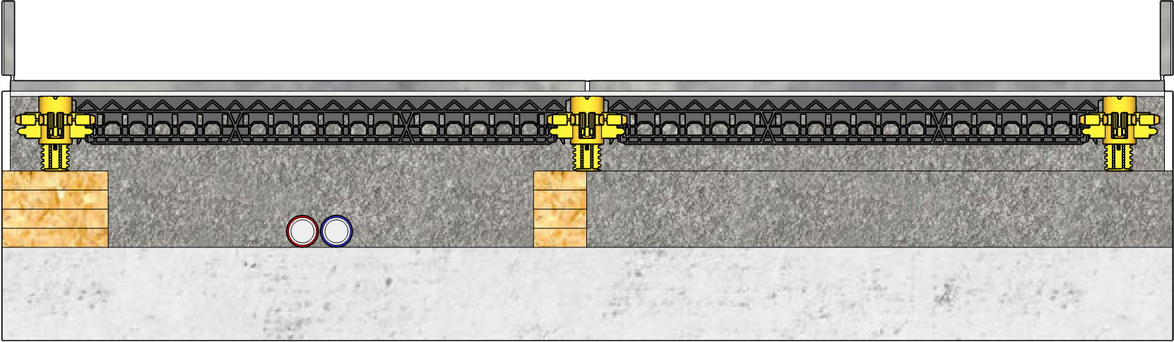 Betegelbare isolatiechape vloeropbouw 3